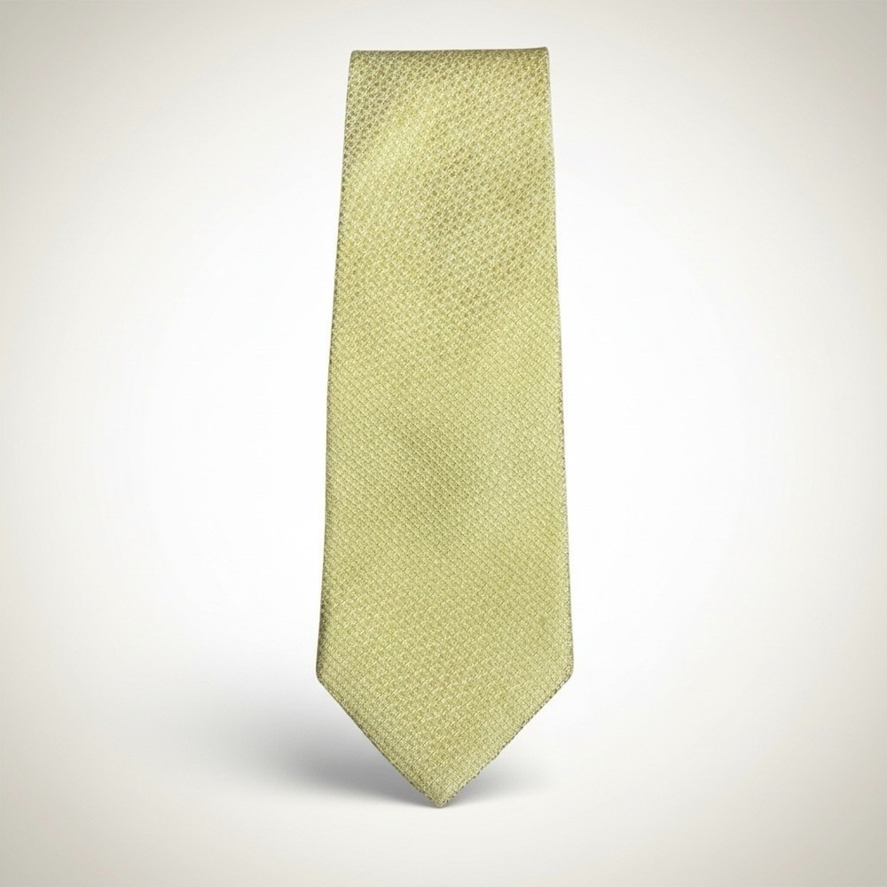 NEW‎ W/OUT TAG BROOKS BROTHERS MAKERS SILK TIE USA SOLID SUNSHINE YELLOW